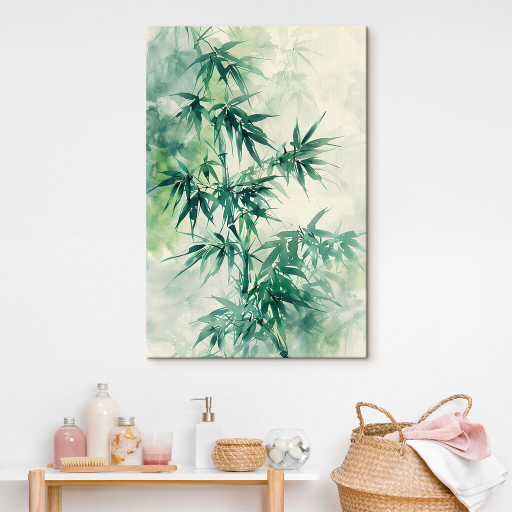 Bambù nella nebbia verde — ambiente 2
