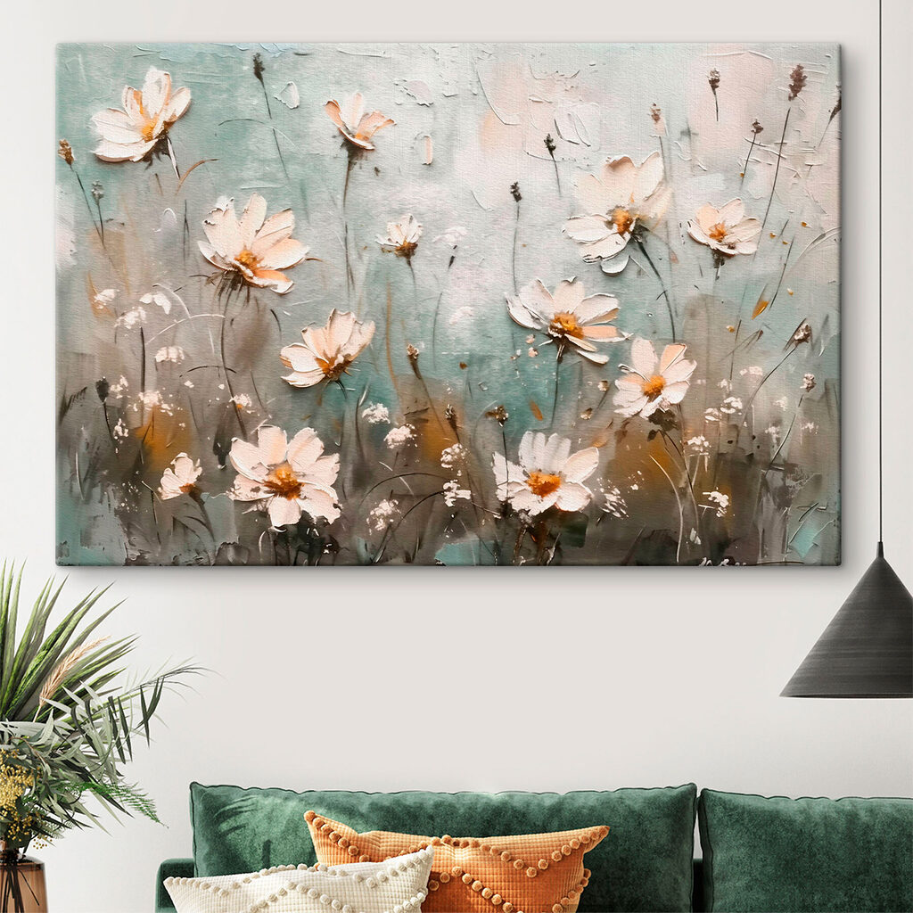 Fiori in campiture chiare — ambiente 1