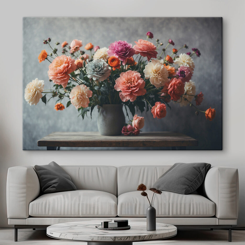 Bouquet su legno — ambiente 1