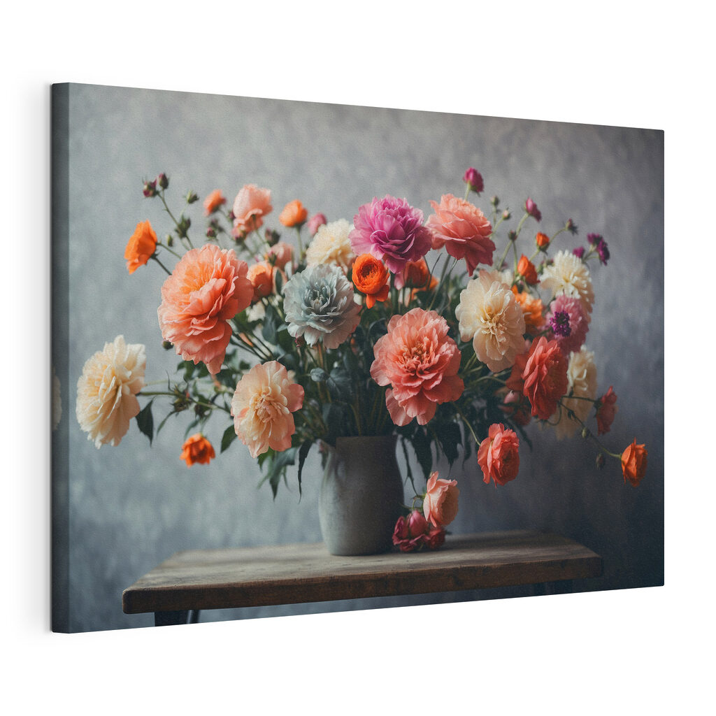 Bouquet su legno — vista del prodotto