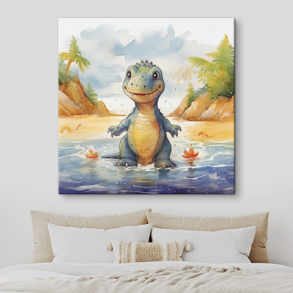 Dinosauro in acqua bassa — ambiente 2