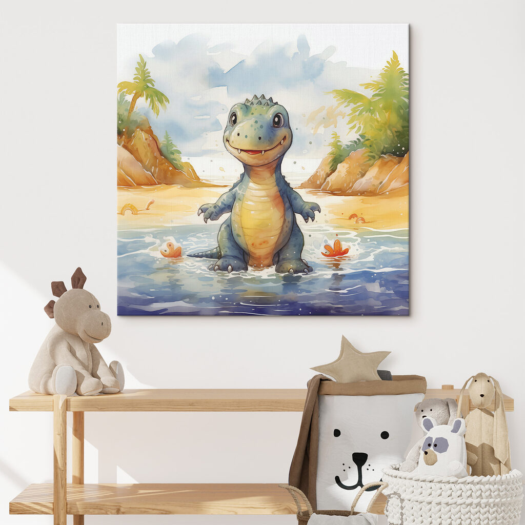 Dinosauro in acqua bassa — ambiente 1