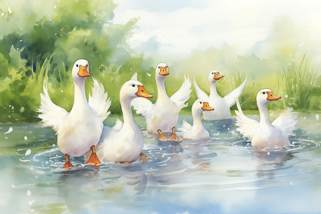 Oche in acqua limpida — design completo