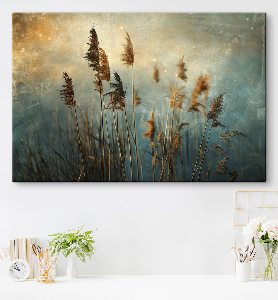 Canne nella luce serale — ambiente 1