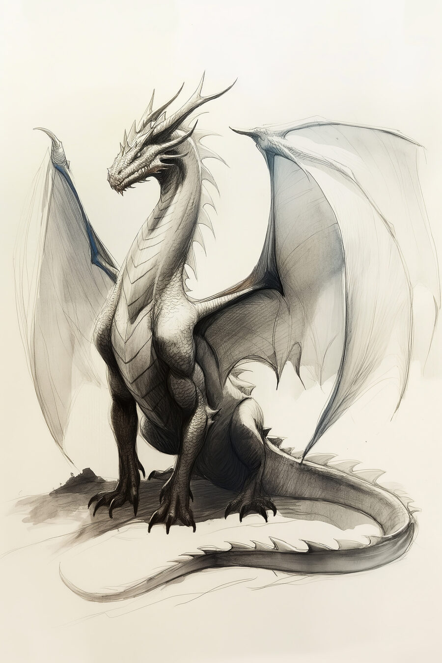 Drago che si drizza — design completo