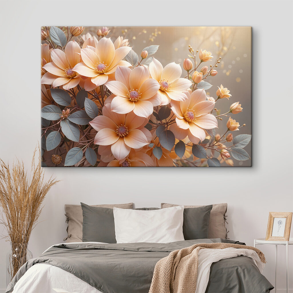 Fiori color pesca — ambiente 1