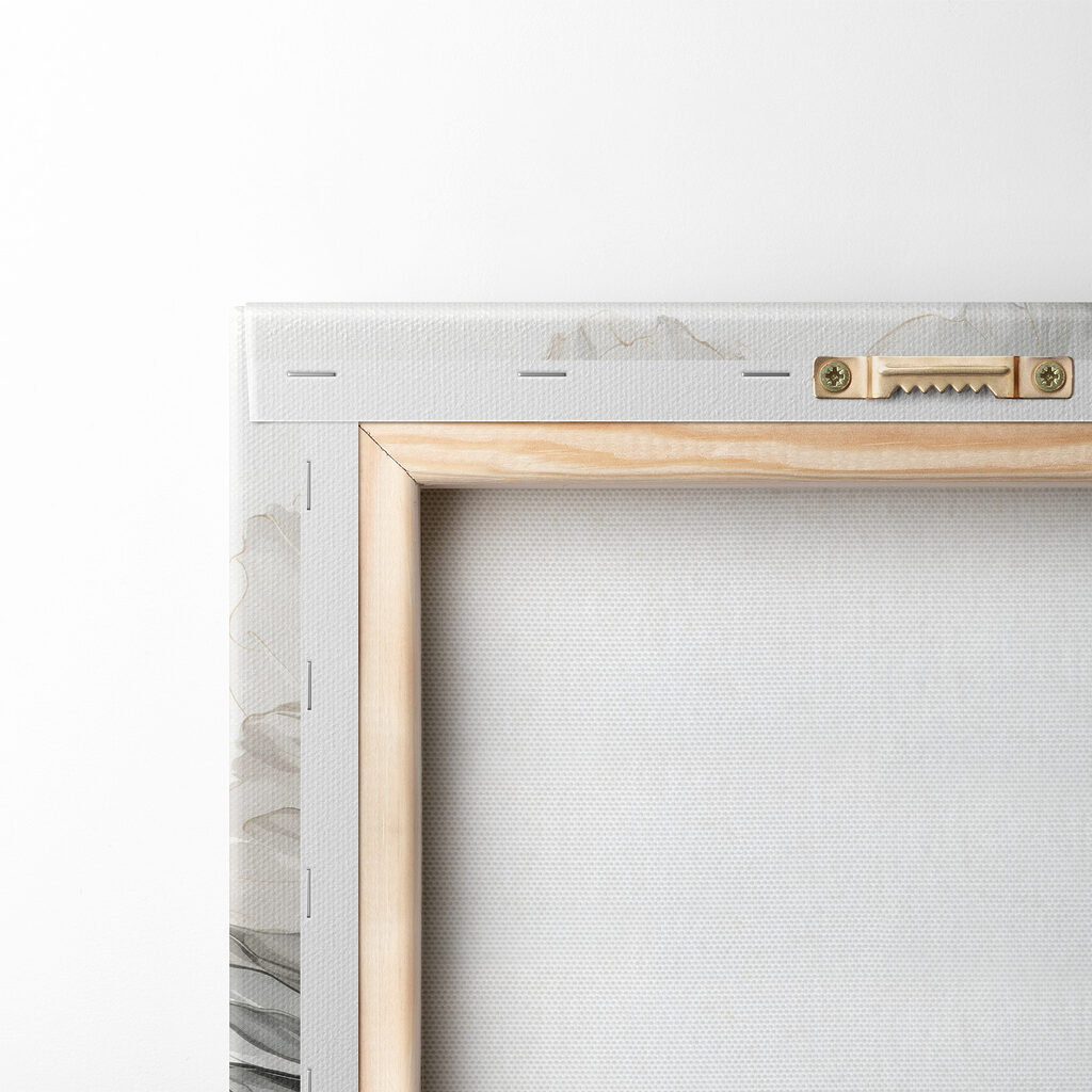 Fiore in acquerello grigio — retro