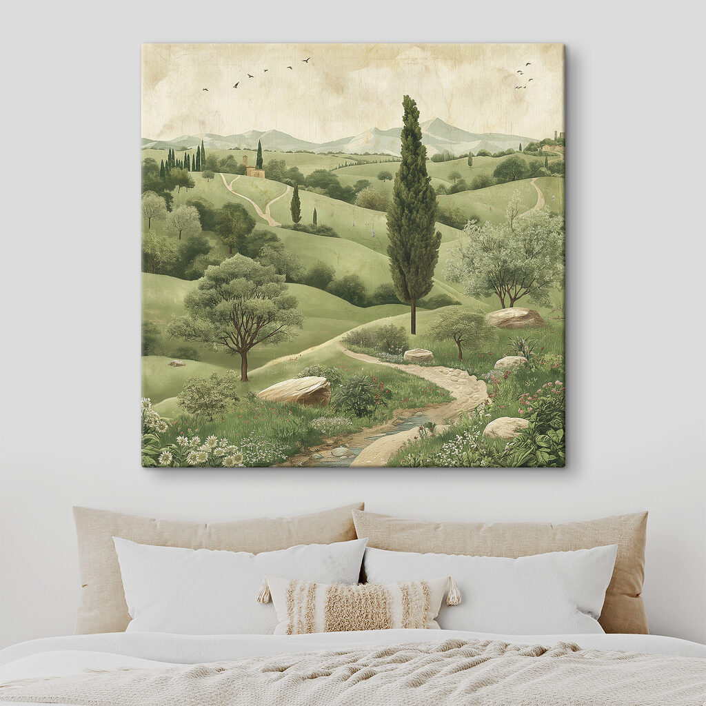Cipresso lungo il sentiero — ambiente 1