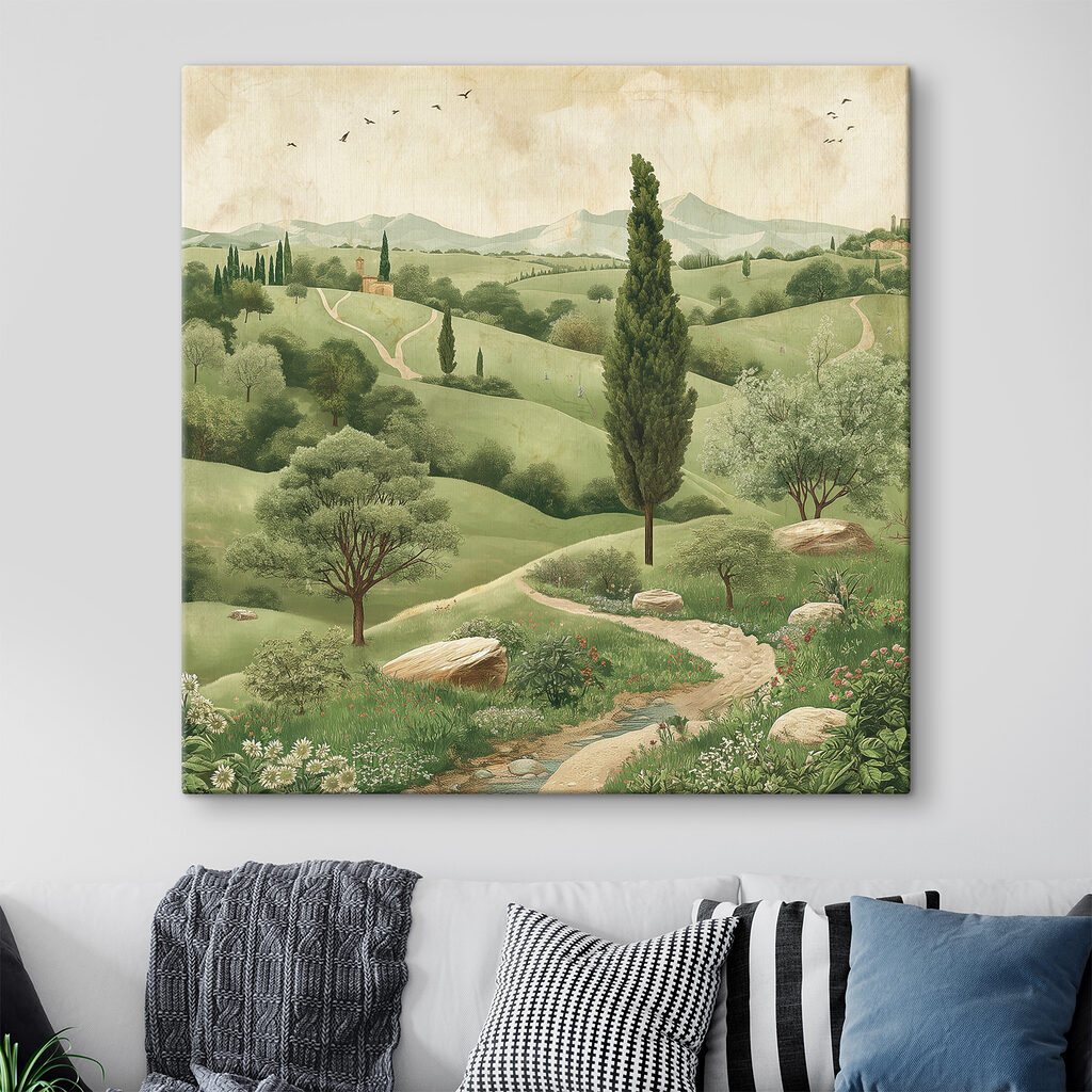 Cipresso lungo il sentiero — ambiente 2