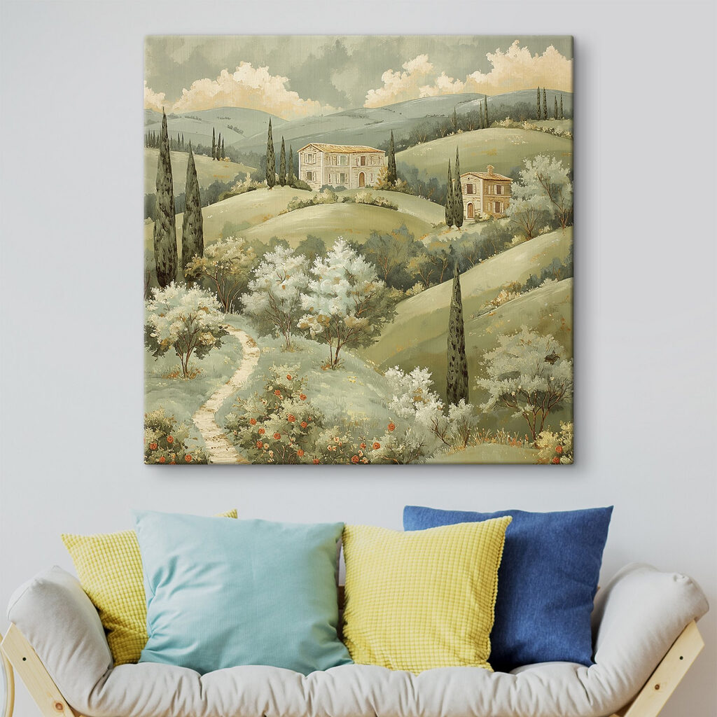 Case tra colline fiorite — ambiente 3