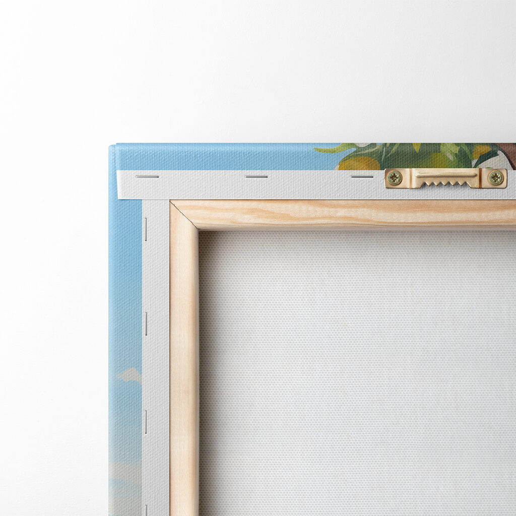 Balcone con limoni — retro