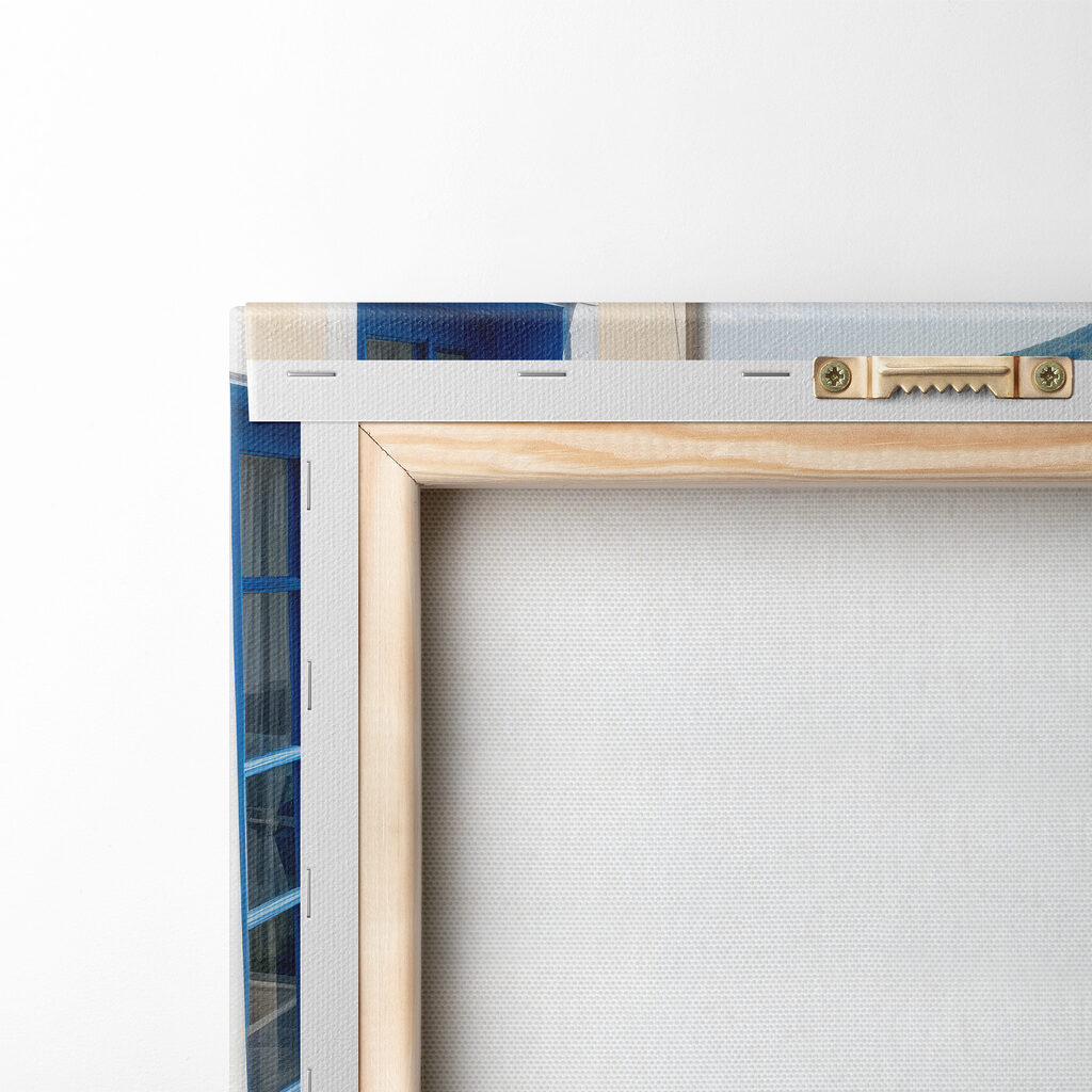 Vicoli bianchi, porte blu — retro