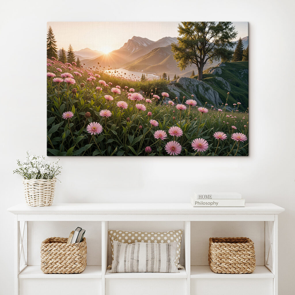 Fioritura rosa sopra l’acqua — ambiente 2