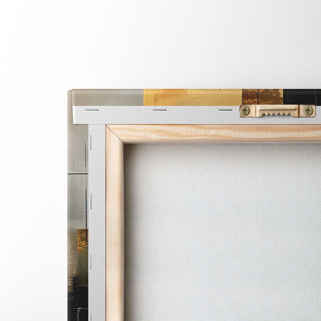 Forme astratte dorate — retro