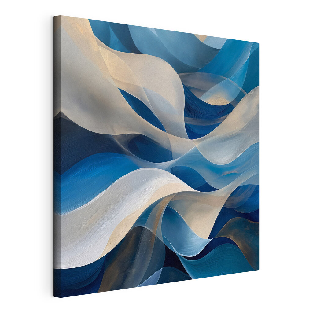 Intrecci blu e crema — vista del prodotto