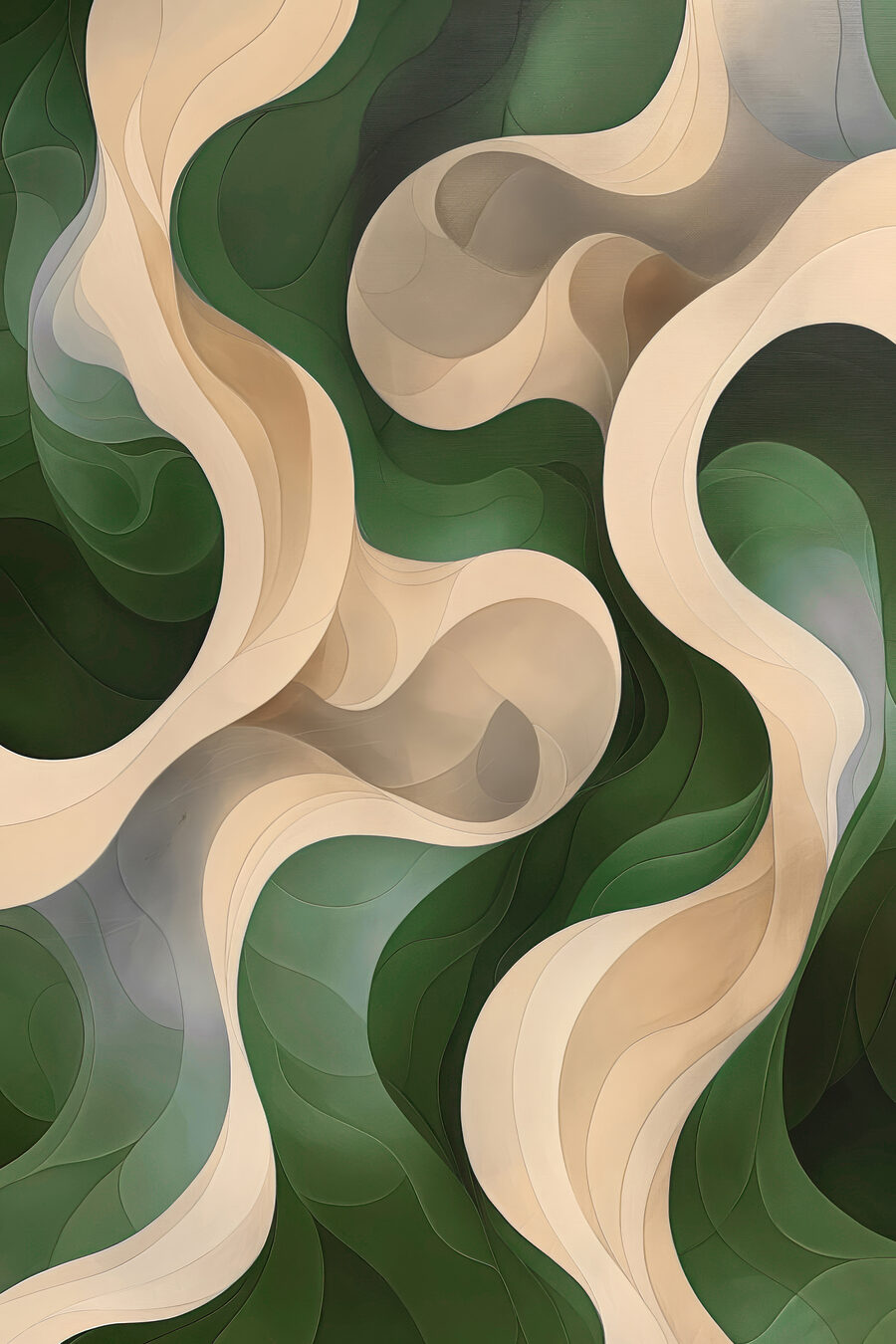 Curve verdi e sabbia — design completo
