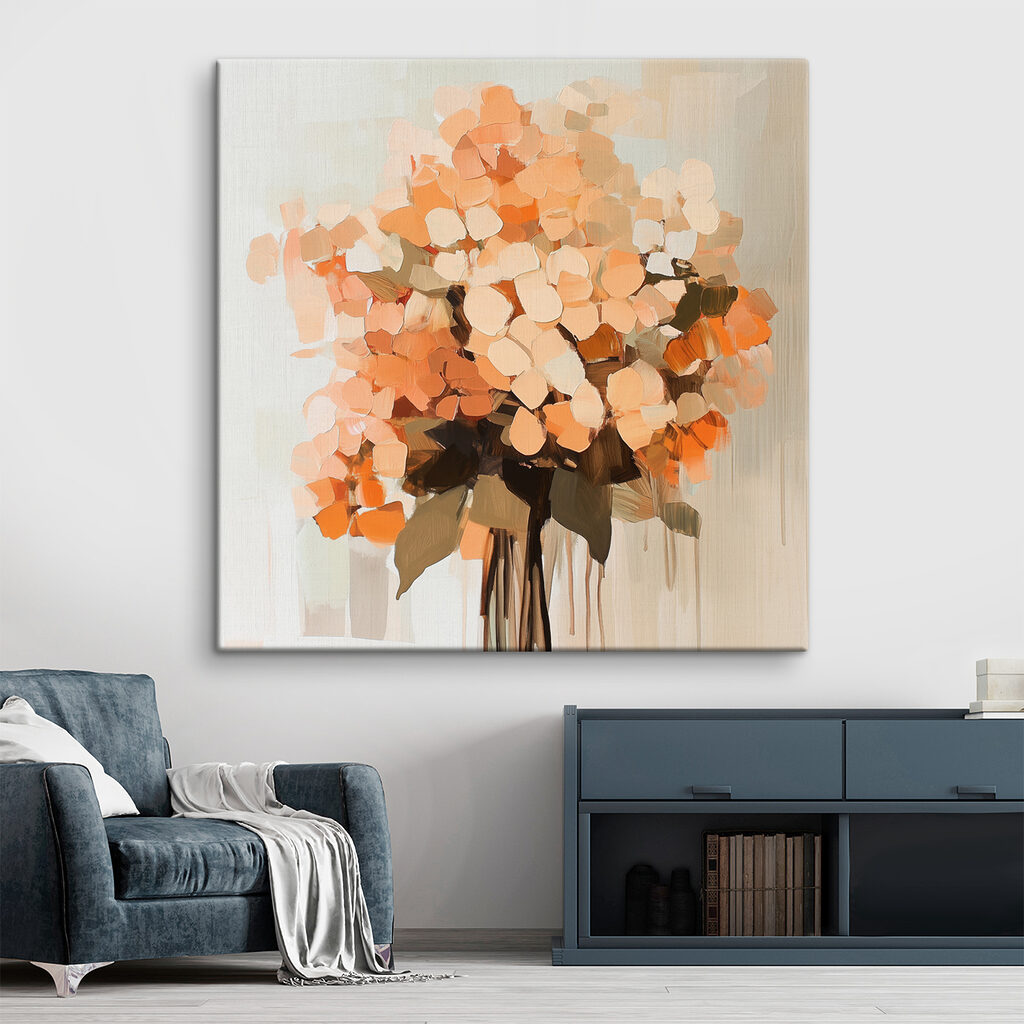 Bouquet in toni pesca — ambiente 2
