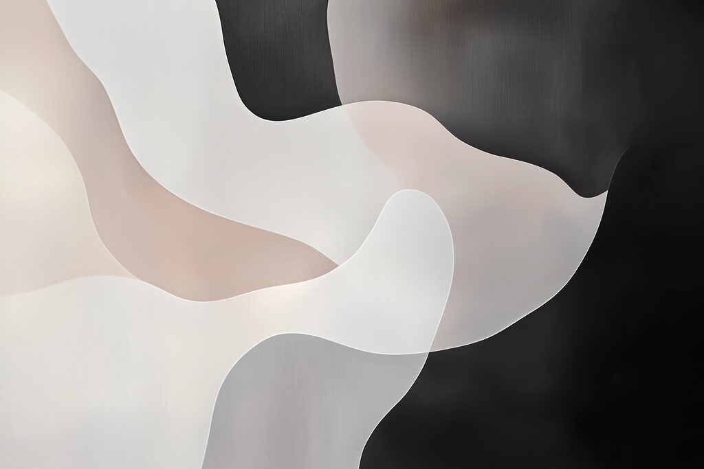 Curve bianche e nere — design completo