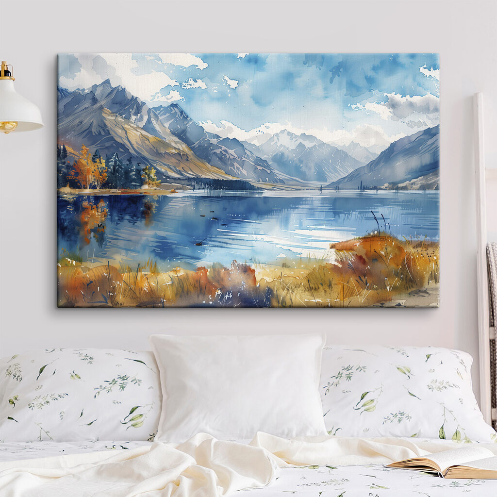 Lago blu di montagna — ambiente 1