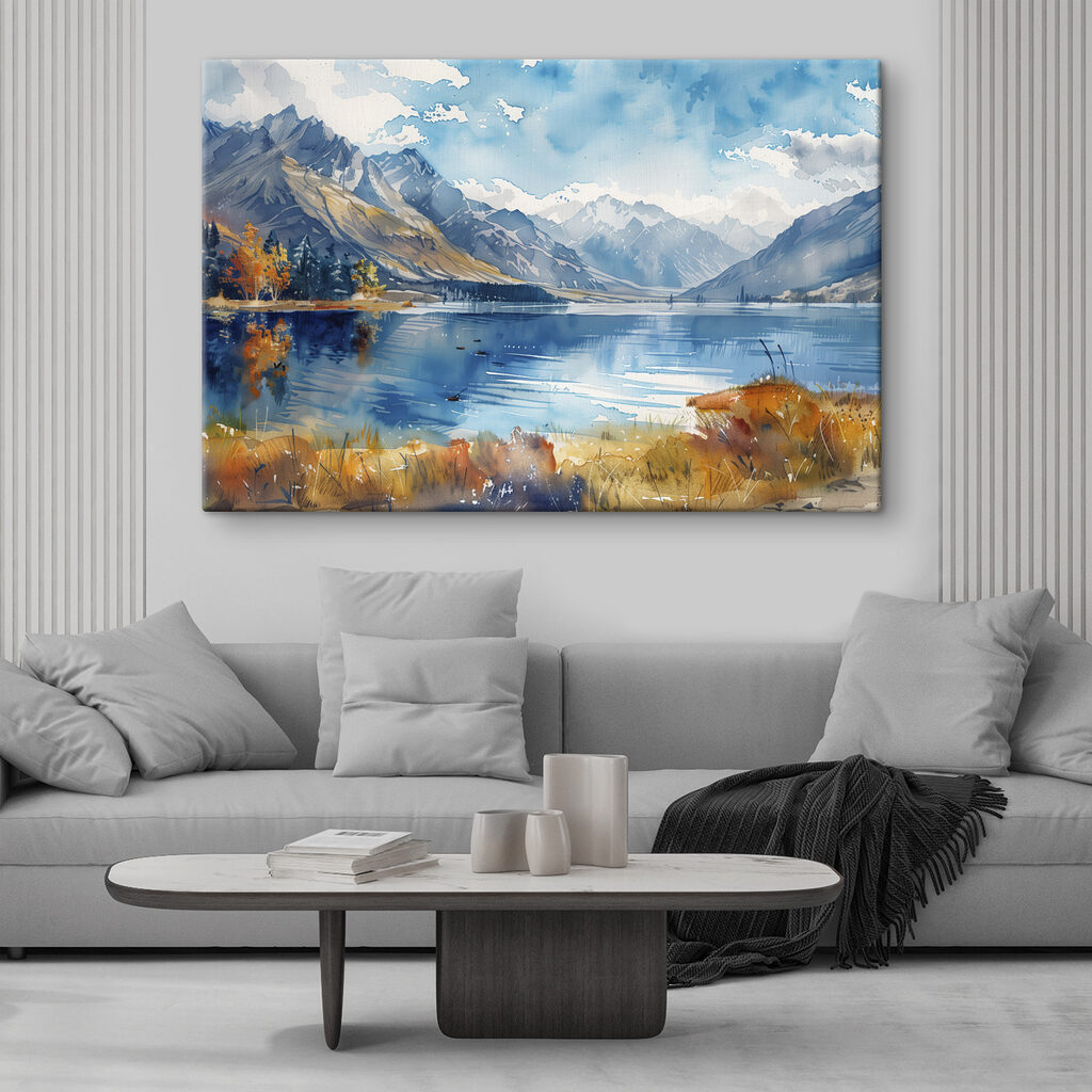 Lago blu di montagna — ambiente 2