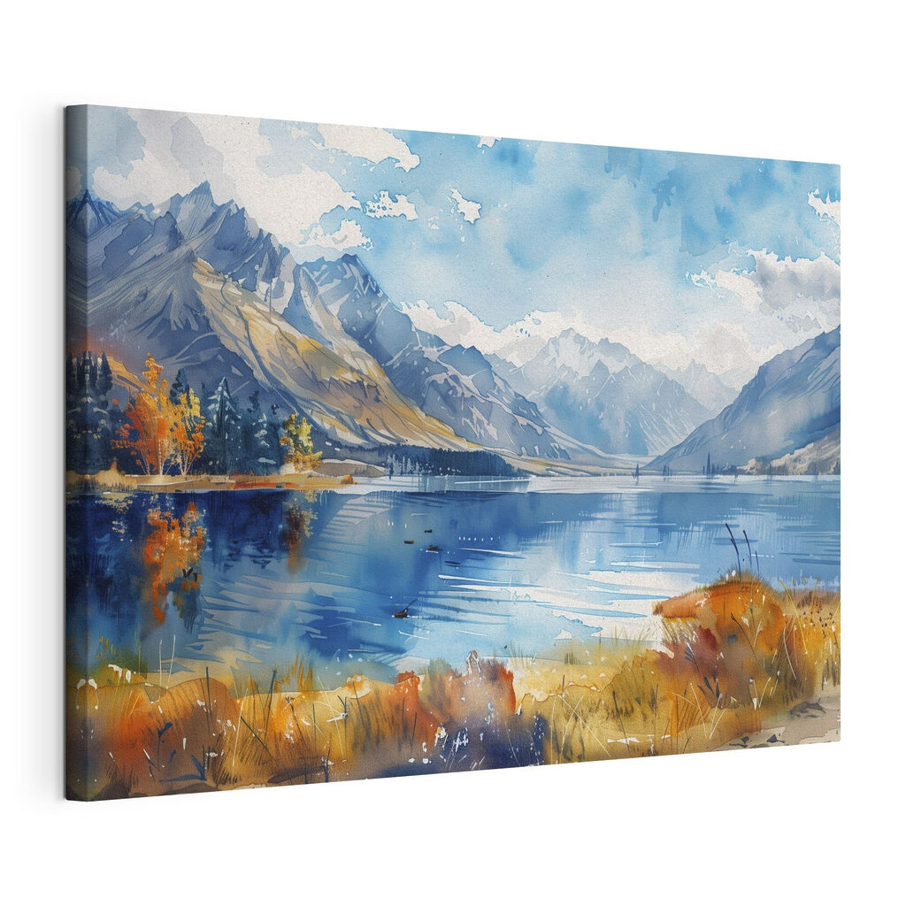 Lago blu di montagna — vista del prodotto