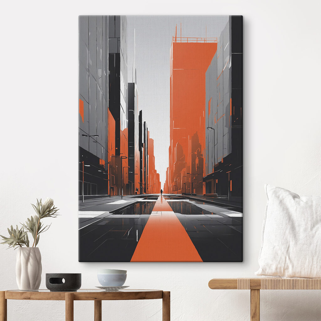 Prospettiva arancio urbana — ambiente 1