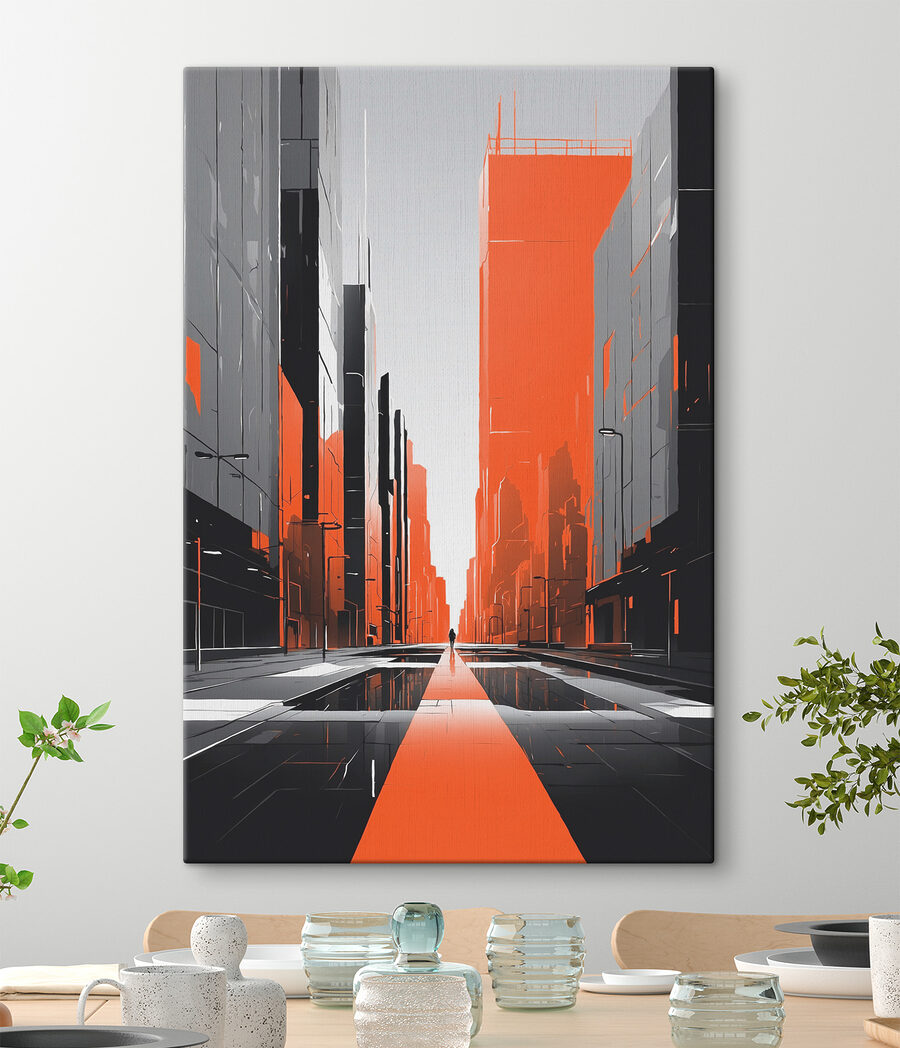 Prospettiva arancio urbana — ambiente 2