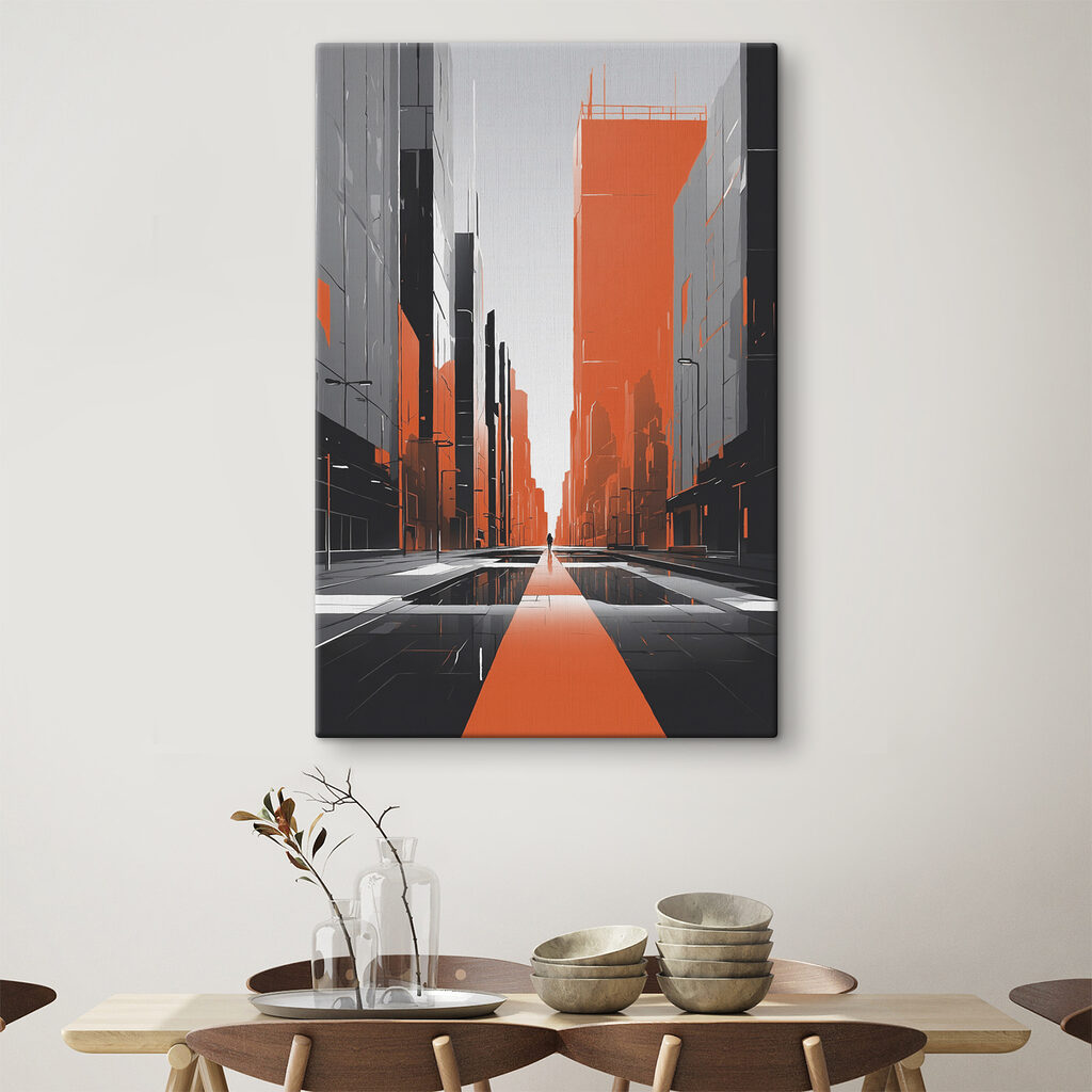 Prospettiva arancio urbana — ambiente 3
