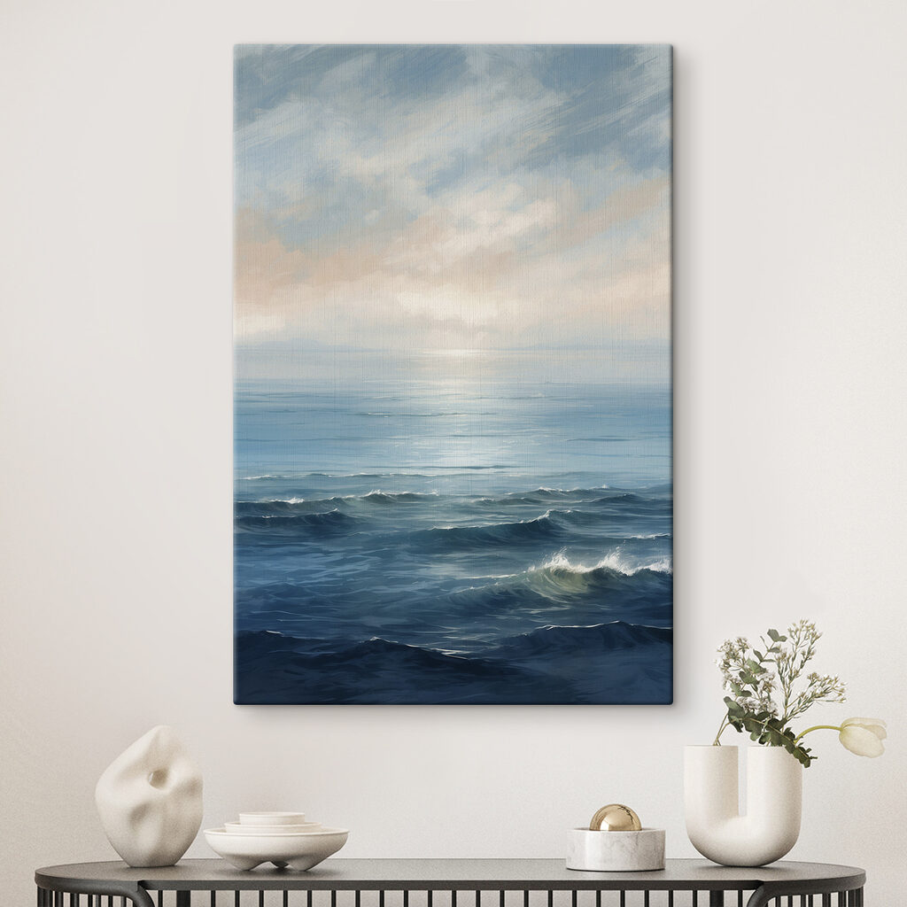 Mare in toni pesca in un ambiente