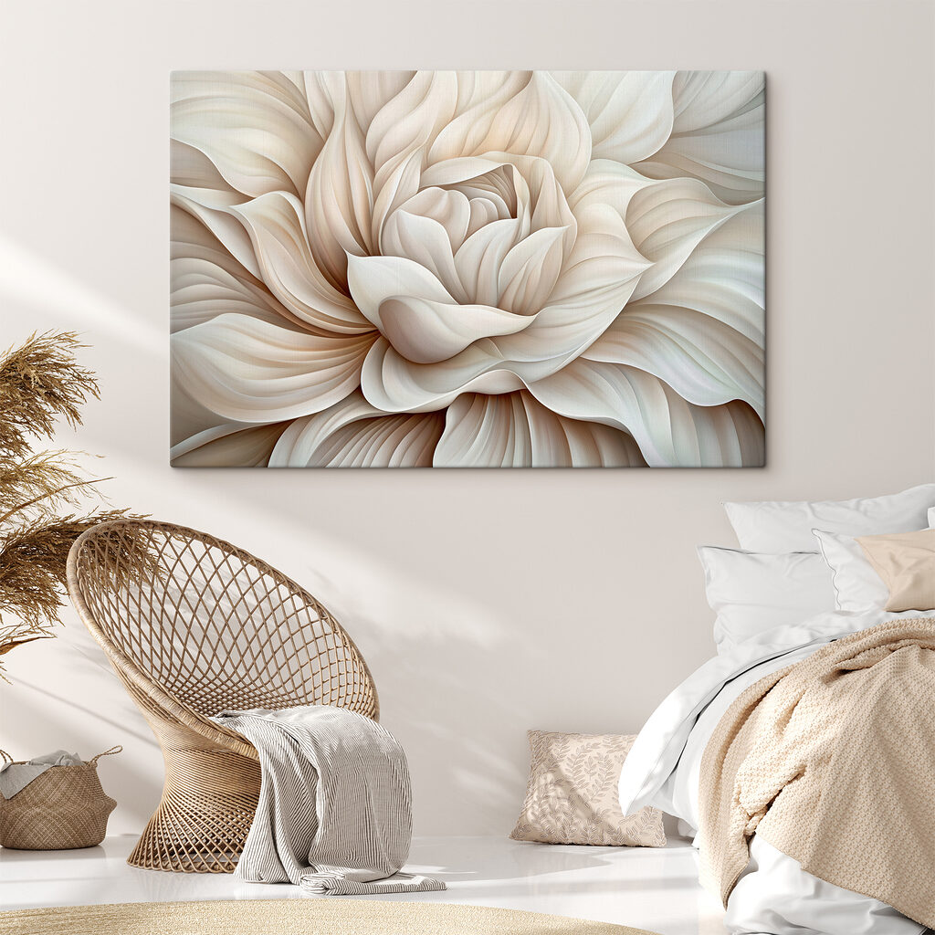 Petali bianchi in vortice — ambiente 2