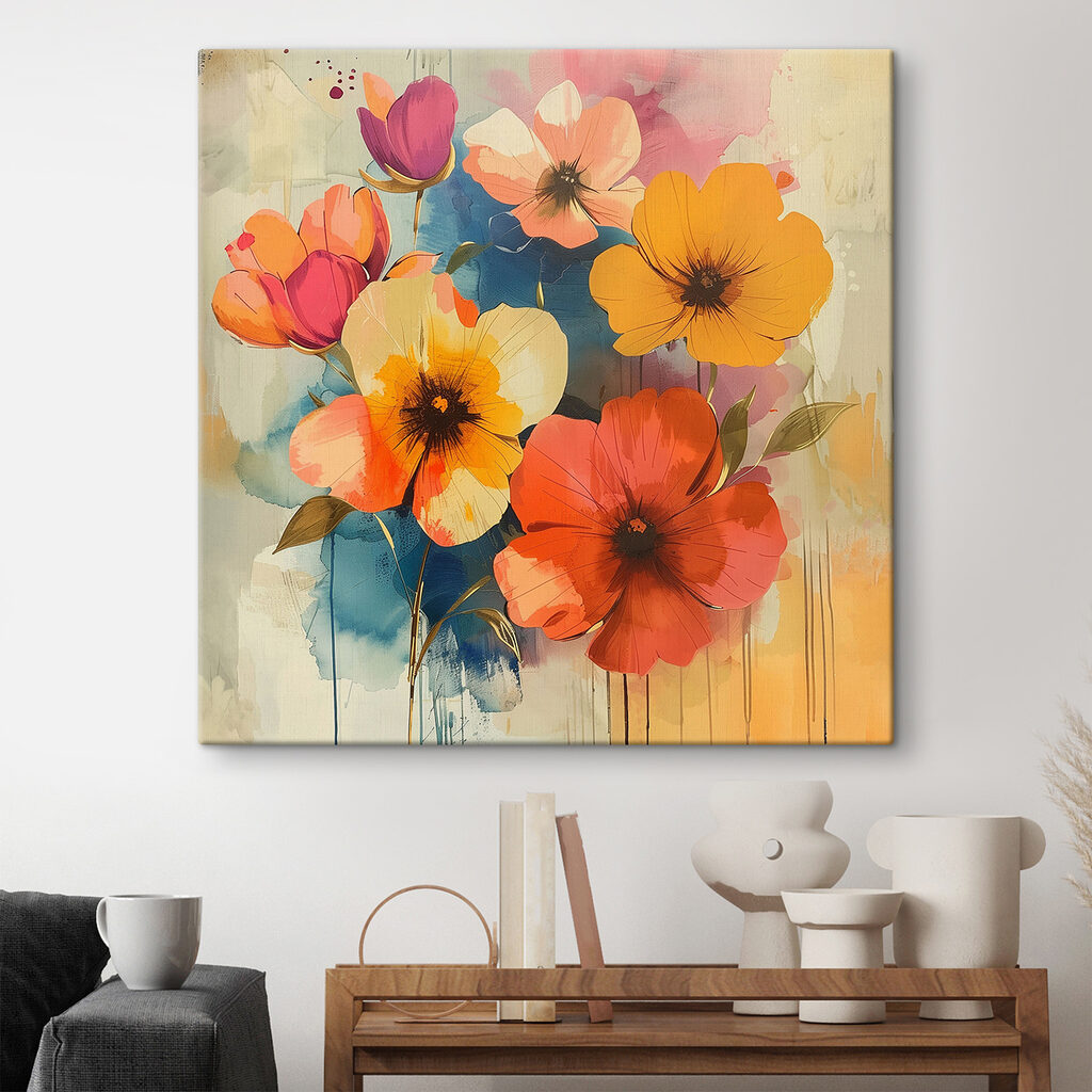 Fiori caldi a campiture — ambiente 1