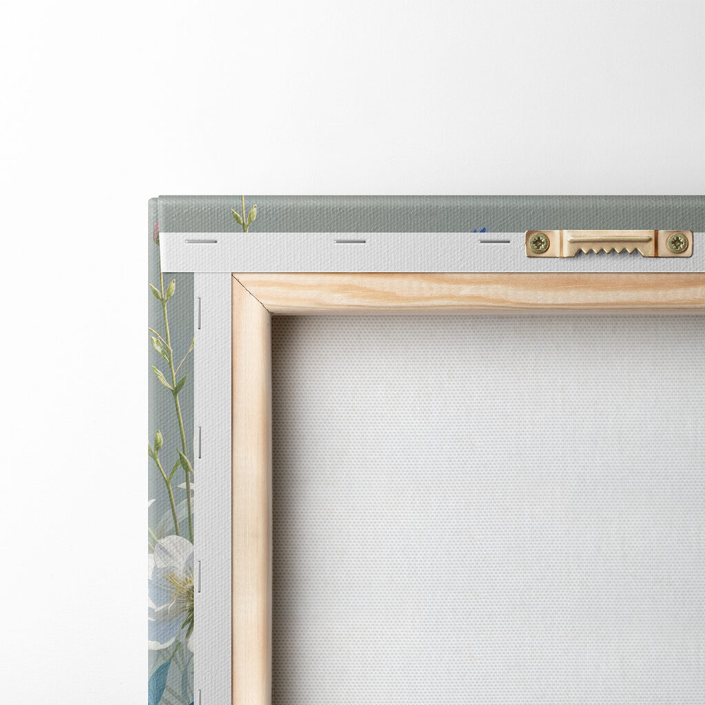 Prato fiorito grigio-verde — retro