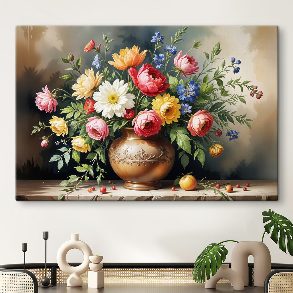 Bouquet estivo in ciotola — ambiente 1