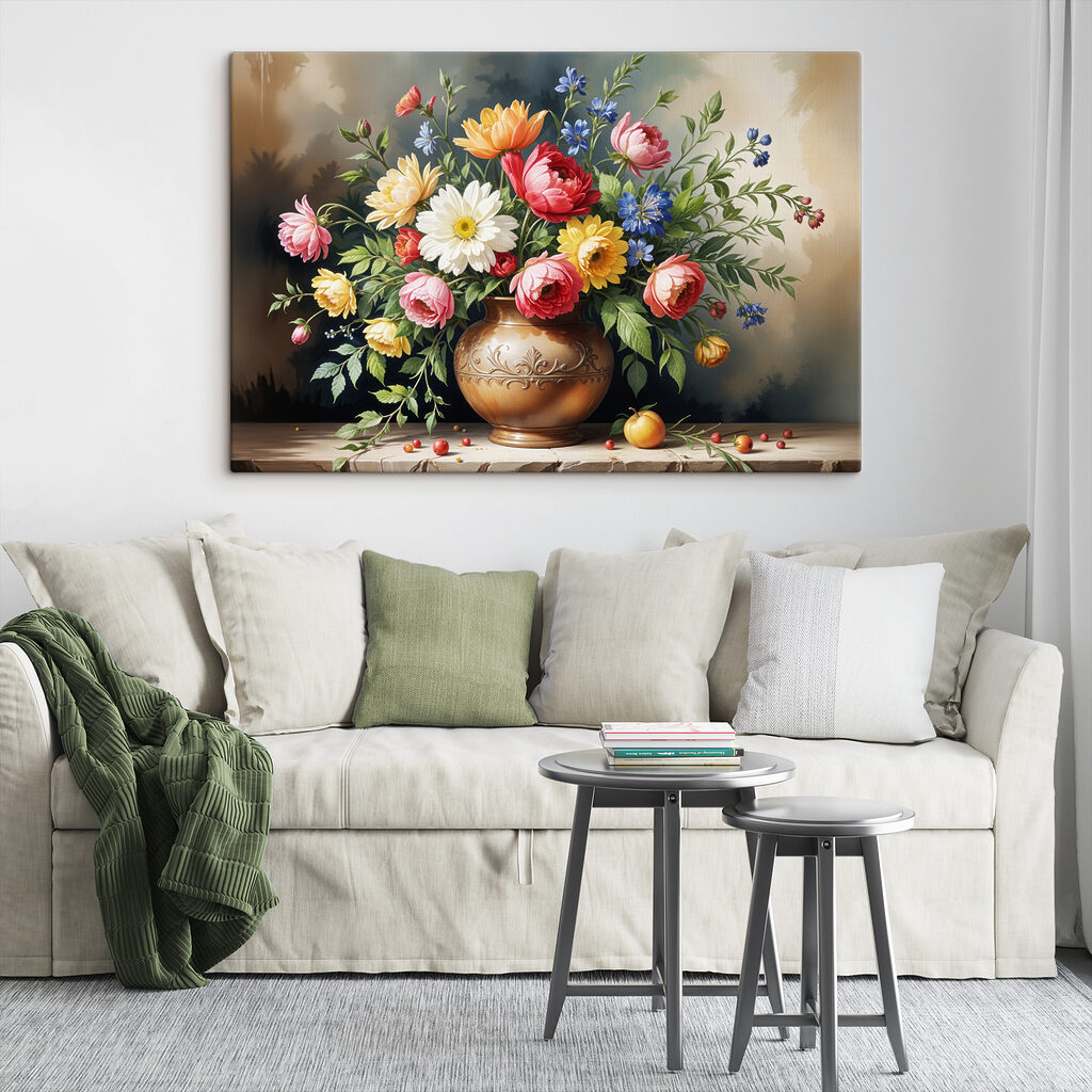 Bouquet estivo in ciotola — ambiente 2