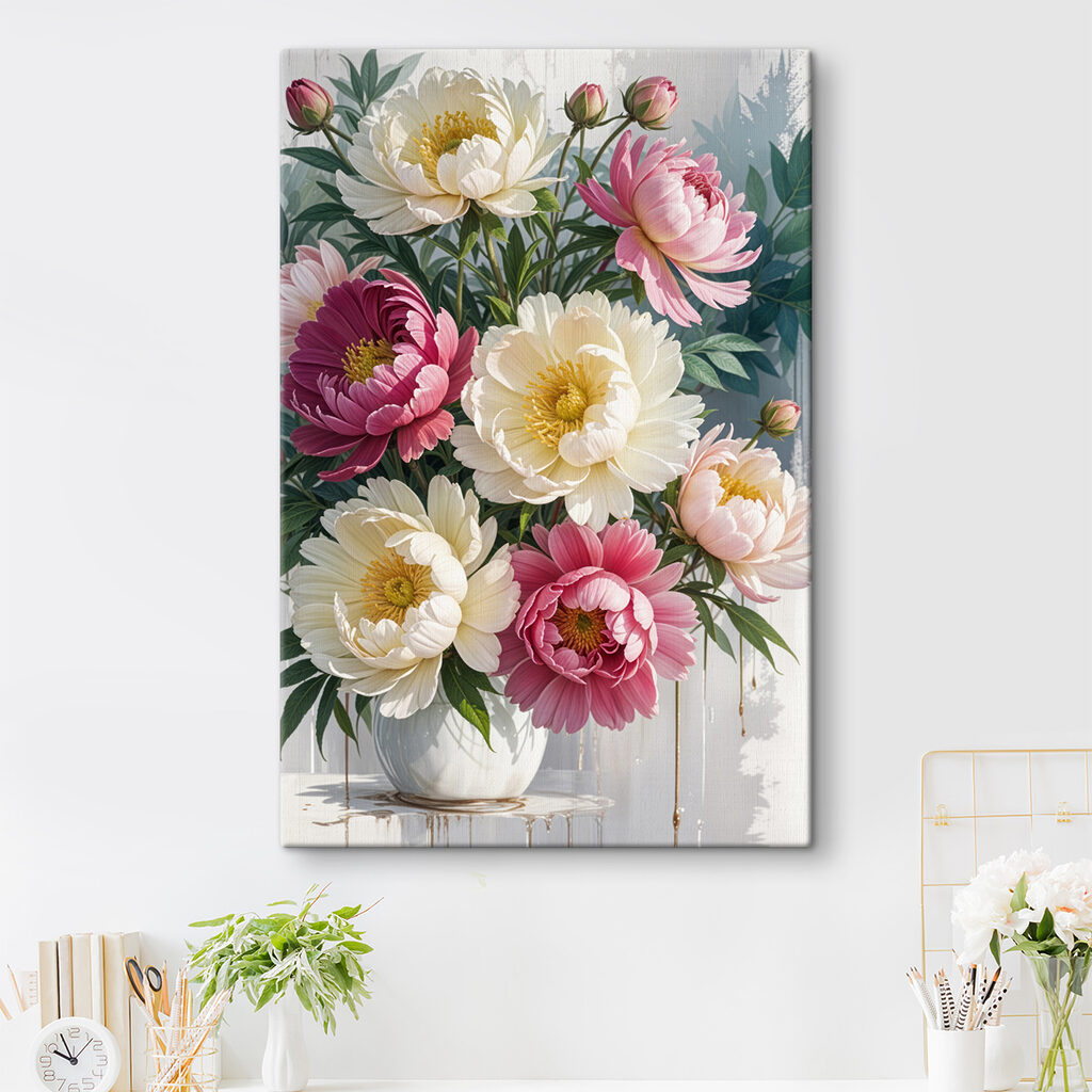 Peonie e curve allegre — ambiente 2