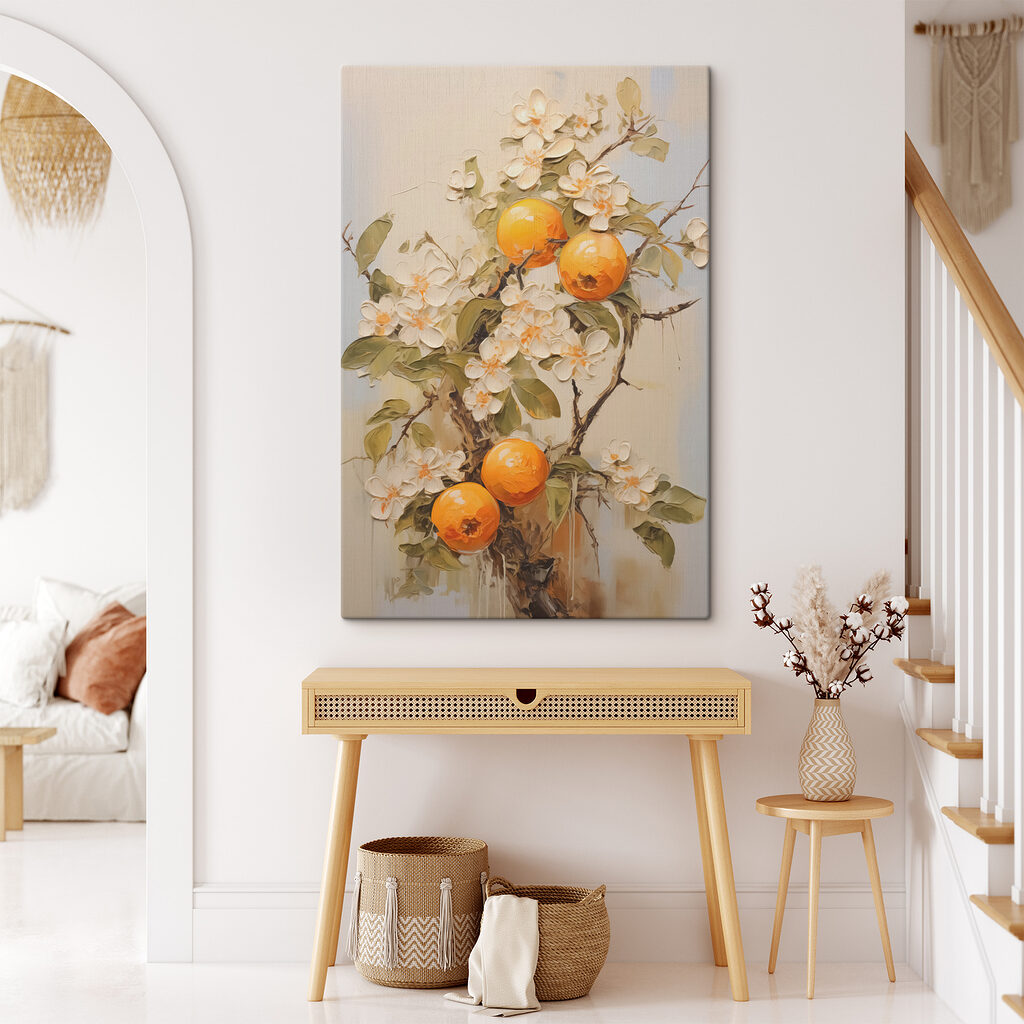 Arance tra fiori bianchi — ambiente 2