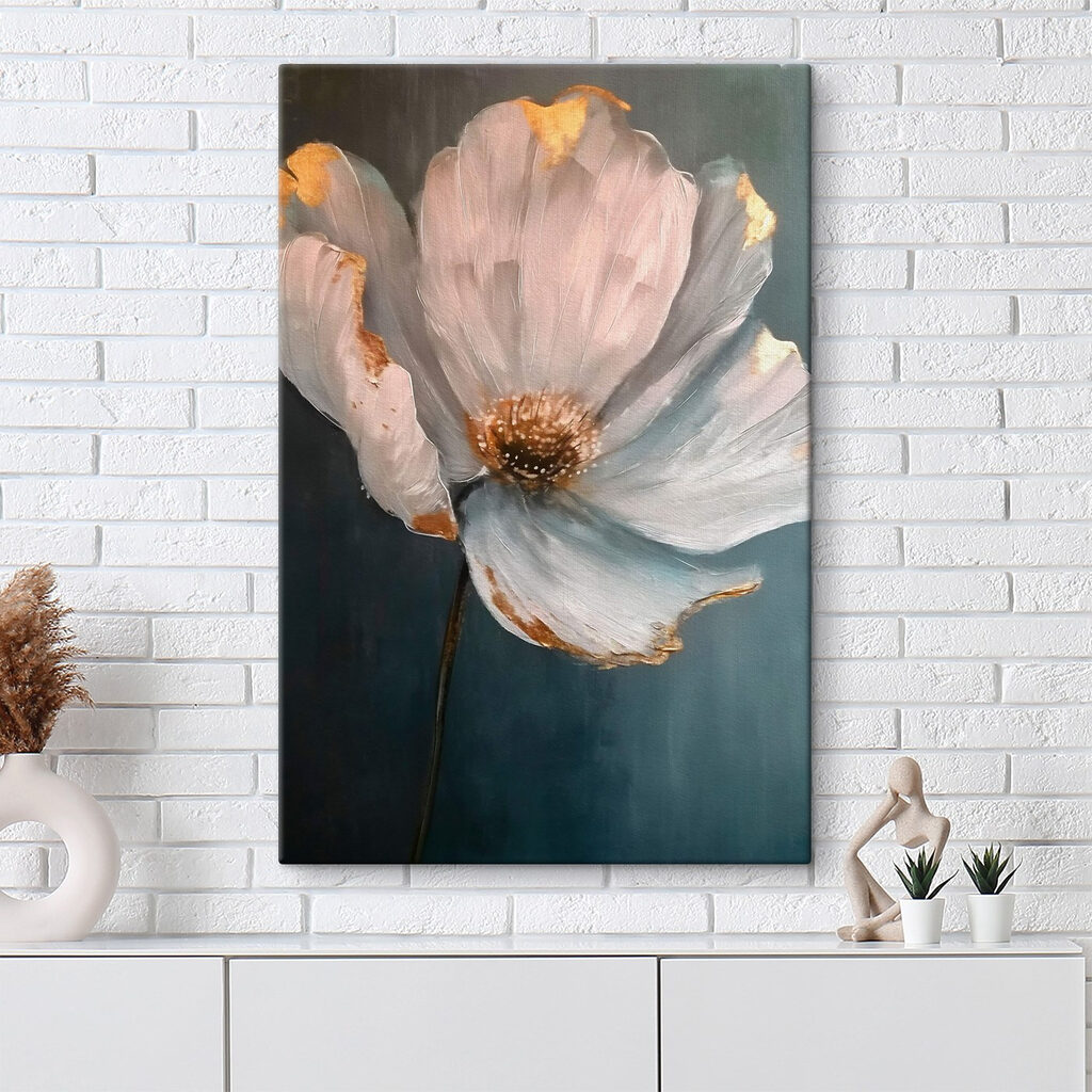 Fiore su blu scuro — ambiente 1