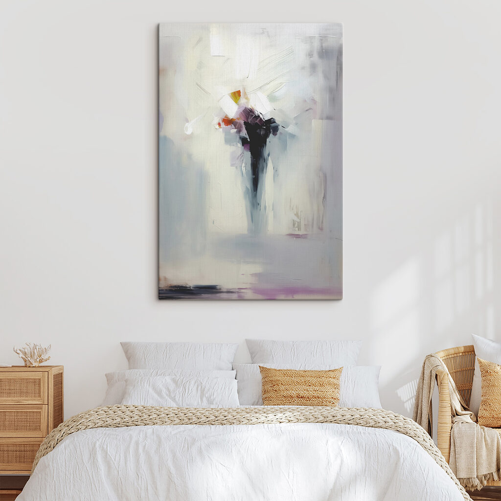 Fiori astratti su bianco — ambiente 2