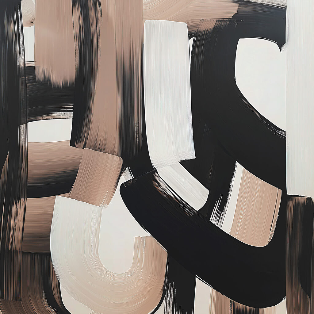 Fasce curve in nero — design completo