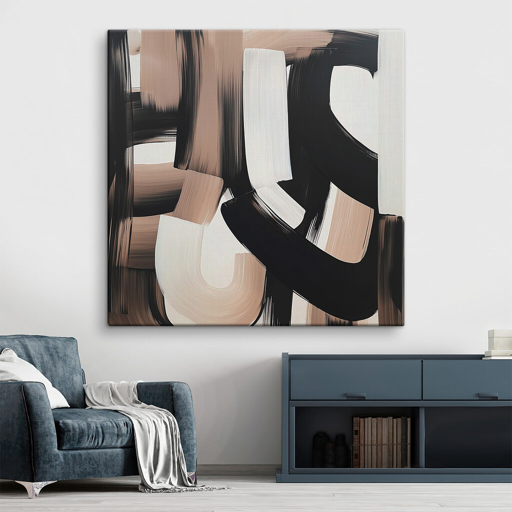Fasce curve in nero — ambiente 2