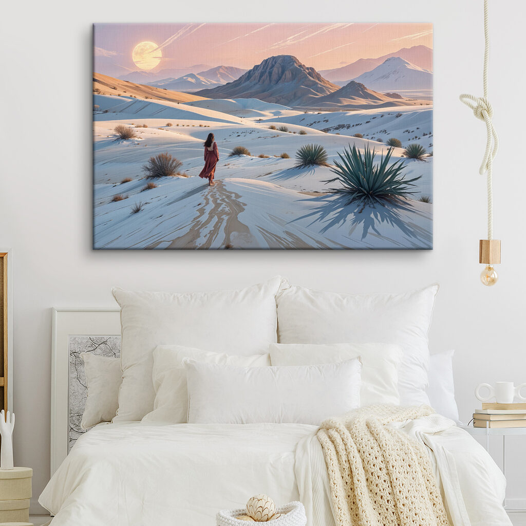 Orme nel deserto pallido — ambiente 2