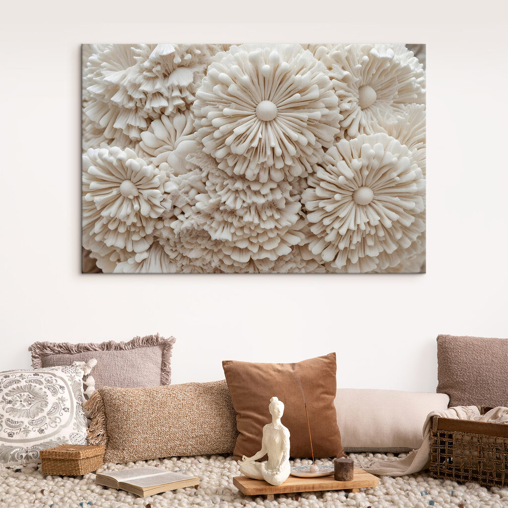 Fiori bianchi a rosetta — ambiente 1