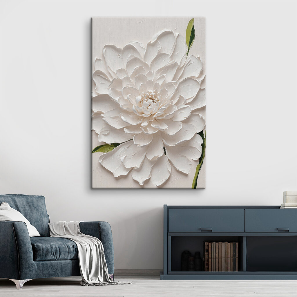 Fiore bianco e verde — ambiente 2