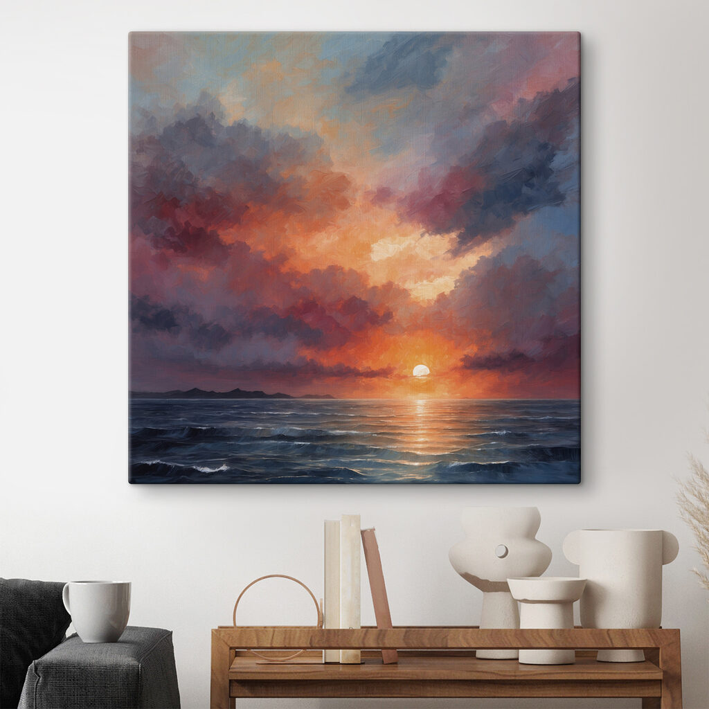 Sole tra nuvole rosa — ambiente 2