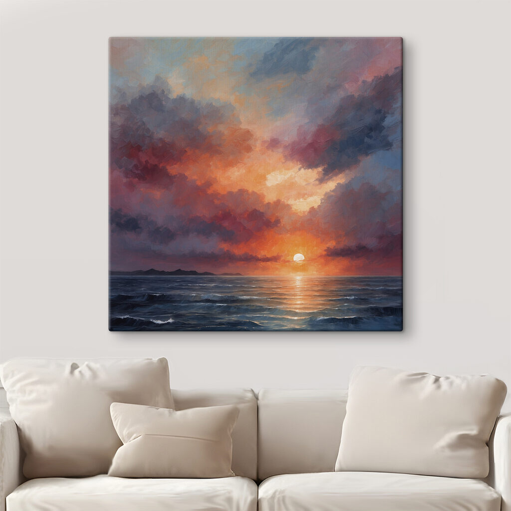 Sole tra nuvole rosa — ambiente 3