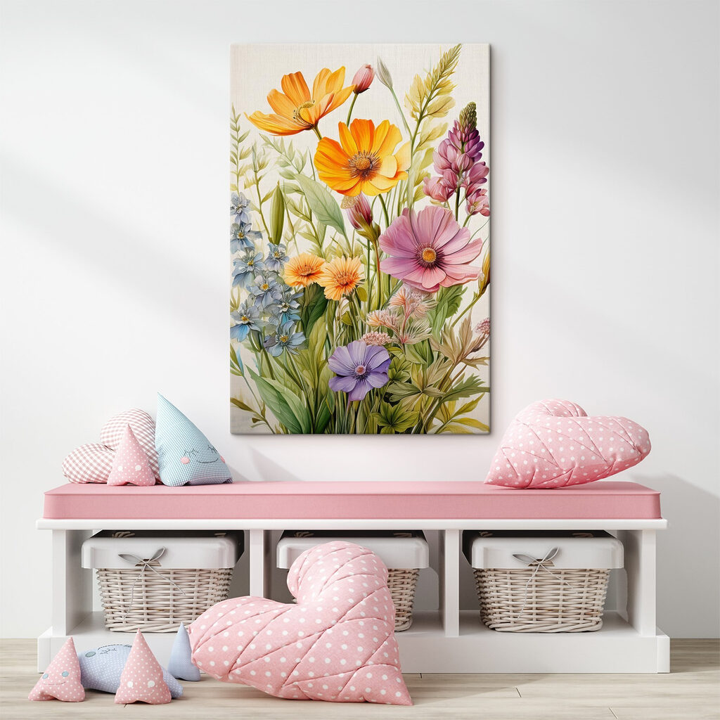 Fiori gialli e viola — ambiente 3
