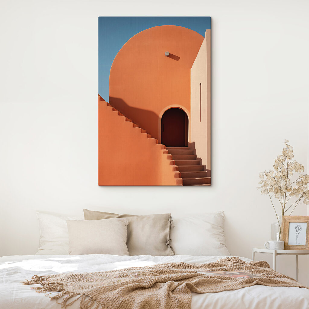 Scala color terracotta — ambiente 2