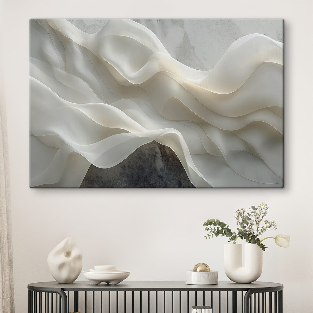 Onde bianche sul grigio — ambiente 1