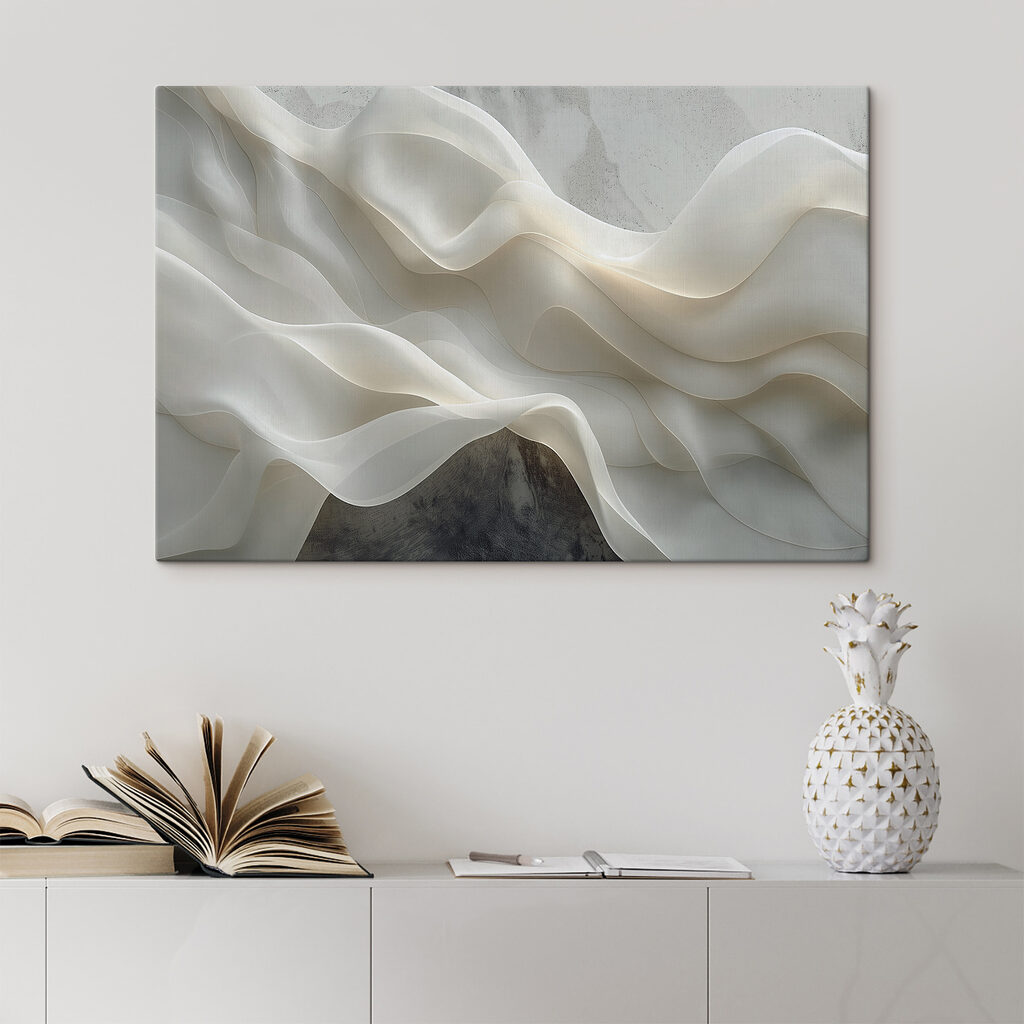 Onde bianche sul grigio — ambiente 3