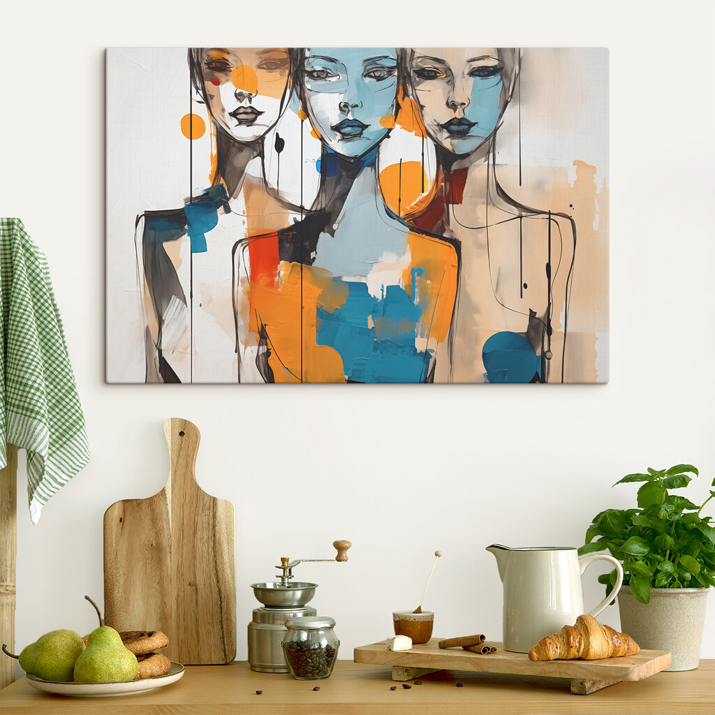 Tre volti a colori — ambiente 1